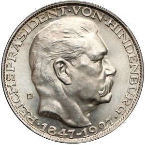 Niemcy, Medal Prezydent Hindenburg 1847-1927 D