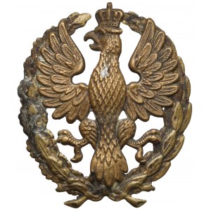 Orzeł w wieńcu laurowo-dębowym - nakładka od odznaki okresu IIRP