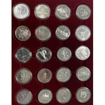 Canada, Set of 20 silver collector coins + Vanuatu (total 21pcs)