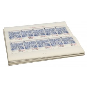 Arkusze znaczków polskich, 96 sztuk - 4 typy
