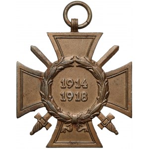 Krzyż Zasługi 1914-1918 sygnowany L. NBG