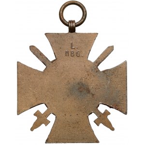 Krzyż Zasługi 1914-1918 sygnowany L. NBG