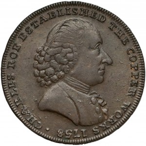 Wielka Brytania, Cheshire - Macclesfield, 1/2 penny 1792 - Charles Roe