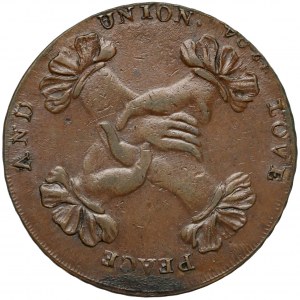 Wielka Brytania, Yorkshire, 1/2 penny 1794 - John Hands Sheffield