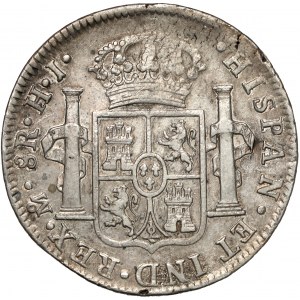 Meksyk, Fernando VII, 8 reales 1810 HJ, Mexico City