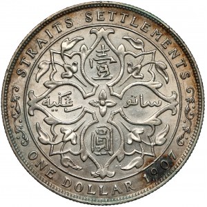 Straits Settlements (Malezja), Edward VII, Dolar 1907