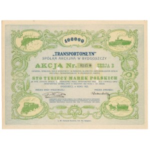 Transportmłyn, 100.000 mkp 1923