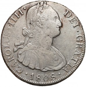 Boliwia, Karol IV, 8 reales 1808 PTS