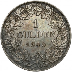 Germany, Bayern, 1 gulden 1845