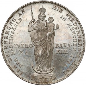 Niemcy, Bawaria, 2 guldeny (Mariengulden) 1855 - Patrona Bavariae