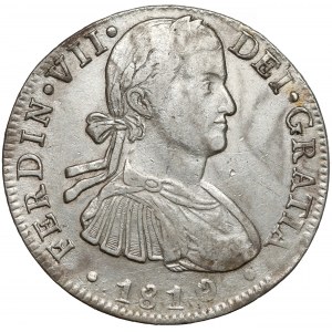 Meksyk, Fernando VII, 8 reales 1810 HJ, Mexico City