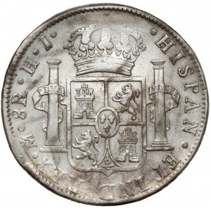 Meksyk, Fernando VII, 8 reales 1810 HJ, Mexico City
