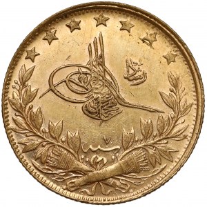 Turkey, Muhammed V, 100 kurush AH1327 year 7 (1915)