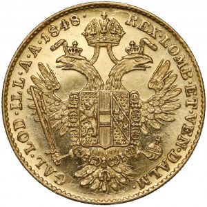 Austria, Ferdinand I, Ducat 1848-A, Vienna