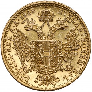 Austria, Franz Joseph I, Ducat 1868-A, Vienna