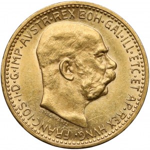 Austria, Franz Joseph I, 10 corona 1910