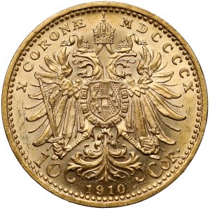 Austria, Franz Joseph I, 10 corona 1910