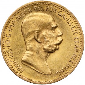 Austria, Franz Joseph I, 10 corona 1909