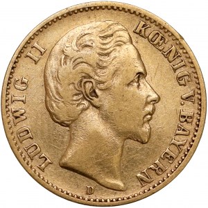 Germany, Bayern, 10 mark 1878