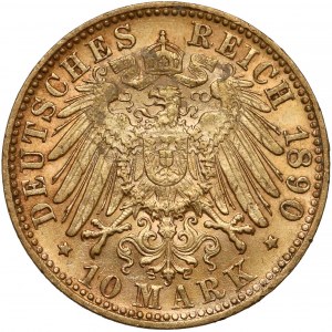Niemcy, Bawaria, 10 marek 1890