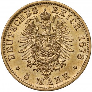 Niemcy, Prusy, 5 marek 1878 -A