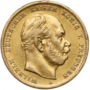 Niemcy, Prusy, 10 mark 1875 -A