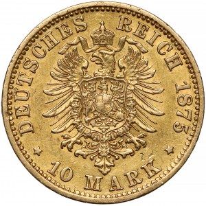 Germany, Preussen, 10 mark 1875