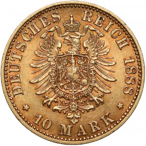 Germany, Preussen, 10 mark 1888 - Friedrich III