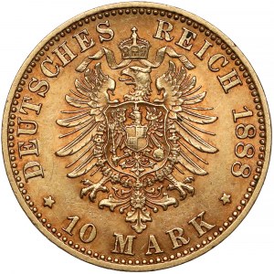Germany, Preussen, 10 mark 1888 - Friedrich III
