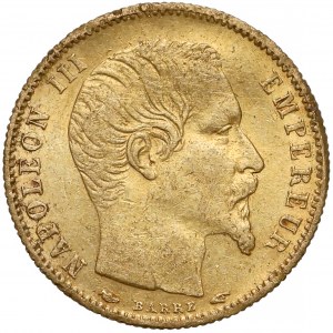 Francja, Napoleon III, 5 franków 1854