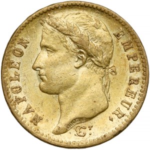 France, Napoleon I, 20 francs 1813, Utrecht