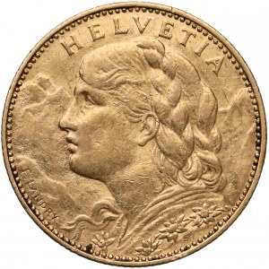 Szwajcaria, 10 franków 1915