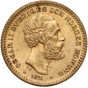 Szwecja, Oscar II, 10 kronor 1876