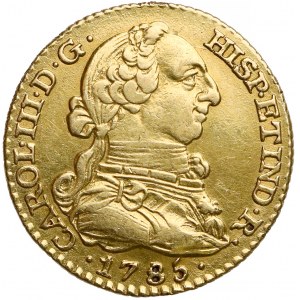 Hiszpania, Carlos III, 1 escudo 1785 MDV
