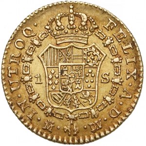 Spain, Carlos III, 1 escudo 1785 MDV