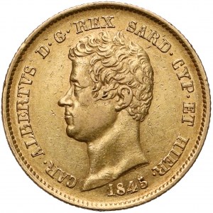 Italy, Sardinia, Carlo Alberto, 20 lire 1845 - Anchor