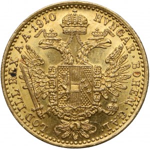 Austria, Franz Joseph I, Ducat 1910