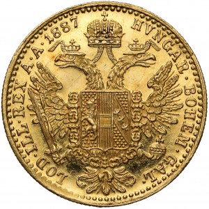 Austria, Franz Joseph I, Ducat 1887