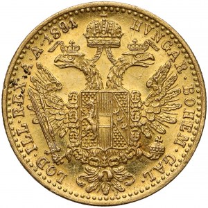 Austria, Franz Joseph I, Ducat 1891