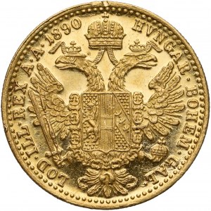 Austria, Franz Joseph I, Ducat 1890