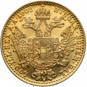 Austria, Franz Joseph I, Ducat 1902