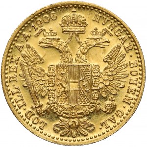 Austria, Franz Joseph I, Ducat 1906