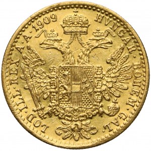 Austria, Franz Joseph I, Ducat 1909