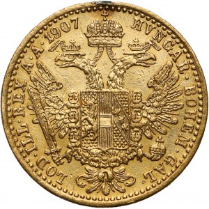 Austria, Franz Joseph I, Ducat 1907