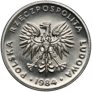 Próba NIKIEL 20 złotych 1984