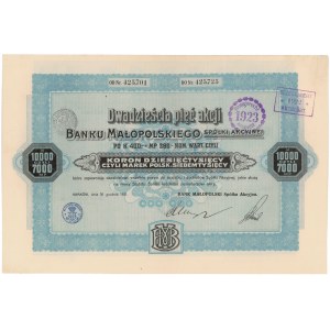 Bank Małopolski, 25x 400 kr 12.1921