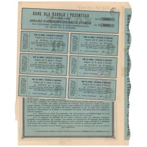Bank dla Handlu i Przemysłu, Em.5, 5x 540 mkp 1920