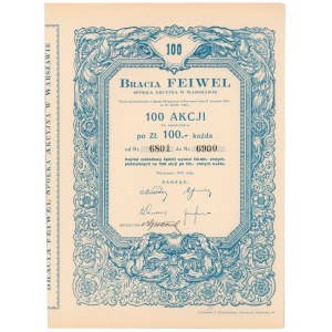 Bracia Feiwel, 100x 100 zł 1931