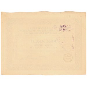 Warszawskie Akc. Tow. Pożyczkowe na Zastaw Ruchomości, Em.1, 5x 100 zł 1926