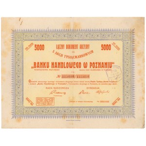 Bank Handlowy w Poznaniu, Em.8, 5x 1.000 mk
